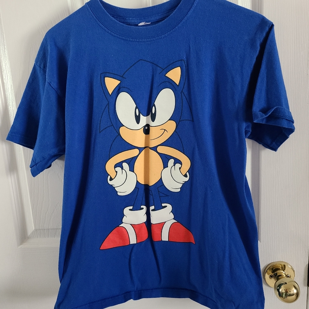 Sonic the Hedgehog Boys XXL Short Sleeve Shirt